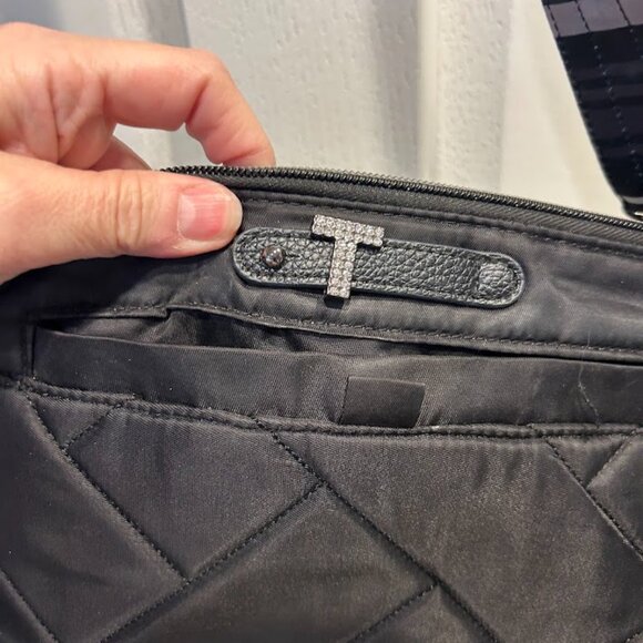 Lug RFID Medium Crossbody  - Flare 2 Black Initial T - Picture 3 of 6